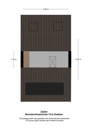 Floorplan - Benedendorpsstraat 15G, 7038 BA Zeddam
